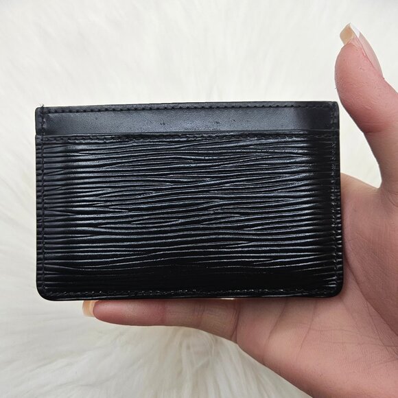 Louis Vuitton  Black Epi Compact Cardholder - Picture 1 of 13